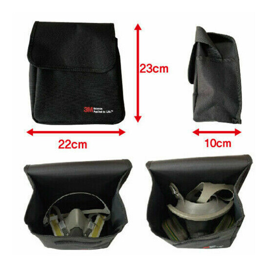 3M Case Shoulder Bag for 3M Full/Half Facepiece Respirator Filters Cartridges i image {3}