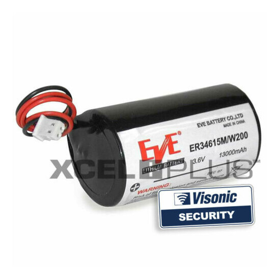 Visonic Powermax 3.6V Siren Alarm Battery MCS-730, MCS-710 MCS-720 0-9912-K image {7}