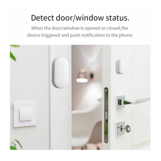 1-3X TUYA ZIGBEE Door&Window Sensor Smart Home Alarm Security Sensor TUYA APP image {4}