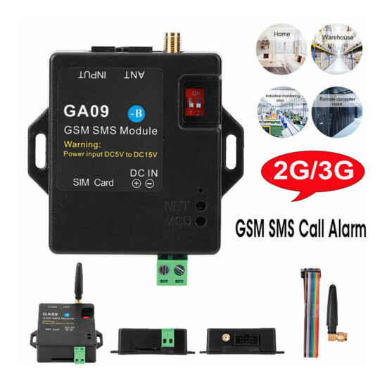 2G 3G SMS GSM Alarm System 8 Channels Smart Home Security Door Window Sensor image {1}