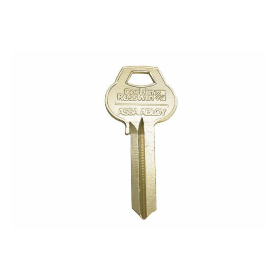 Corbin Russwin L4-5PIN-10 Single Section Standard Bow Key Blanks, Gold image {2}