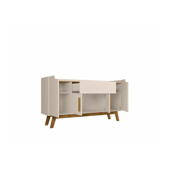 Addie 53.54 Sideboard in Off White and Cinnamon image {3}