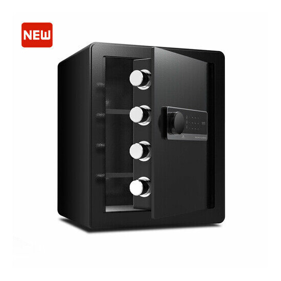 Digital Keypad Home Sturdy Security Box 1.7 Cu Ft Fireproof Safe Box Dual Alarm  image {1}