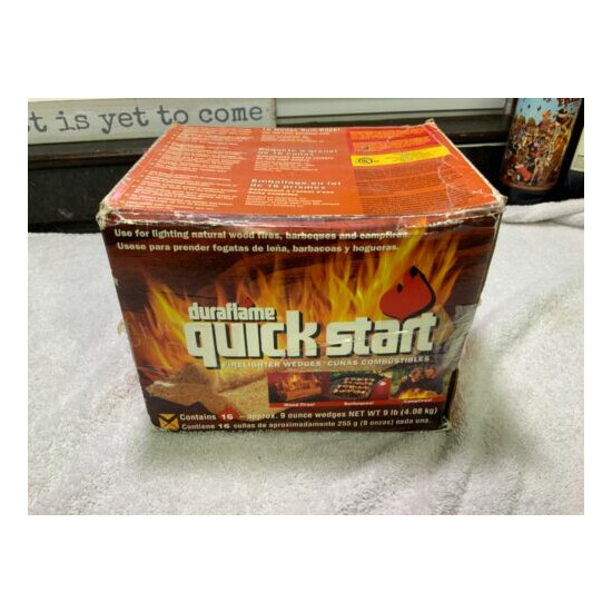 Case of Duraflame Quick Start Wedges 64 pack  image {1}