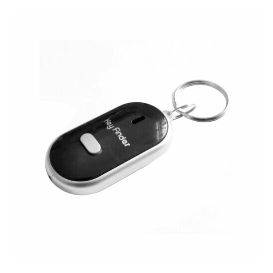 Lost Key Finder Whistle Beeping Flashing Locator Remote keychain LED Sonic torch image {5}