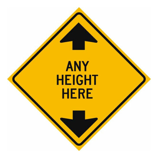 Custom Clearance Height Sign image {1}