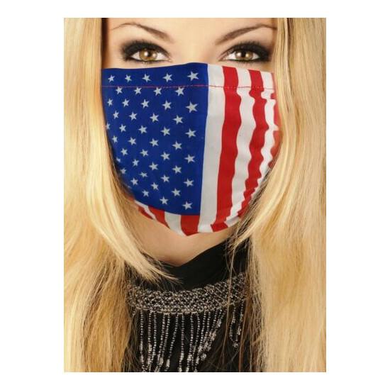 Country Flag Face Mask - USA image {1}