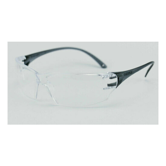 Elvex Delta Plus Helium18 Safety Glasses Clear PC Lens WELSG-59C Z87.1 image {2}
