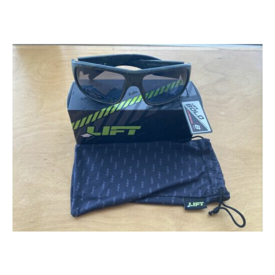 LIFT Safety BOLD One Size Safety SUNGlasses (Camo Frame/Smoke Lens) image {1}