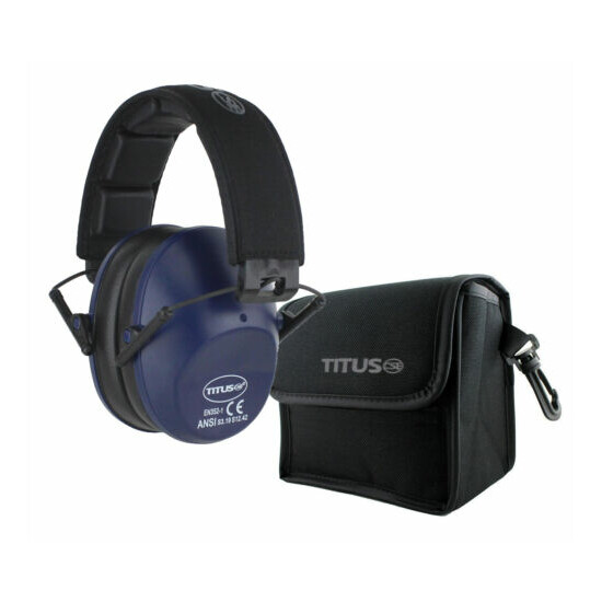 (4) 2 Series Shooting Ear Muffs Range Noise Reduction Hearing Protection & Case image {5}