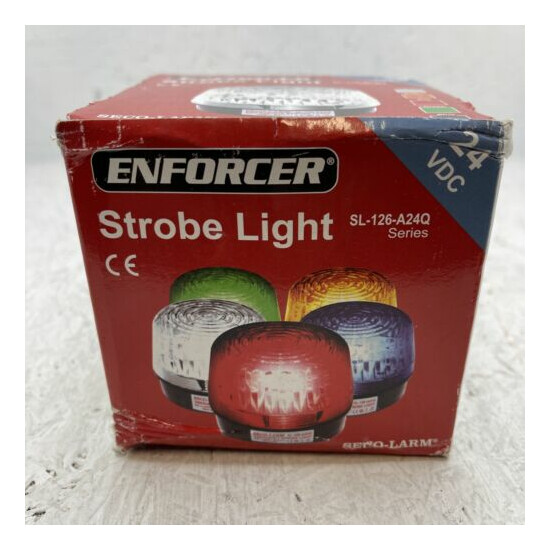 Seco-Larm Enforcer Xenon Strobe Light, 12VDC, Amber Lens (SL-126Q/A) image {2}