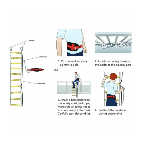 Isop Emegency Escape Ladder With Hooks image {3}
