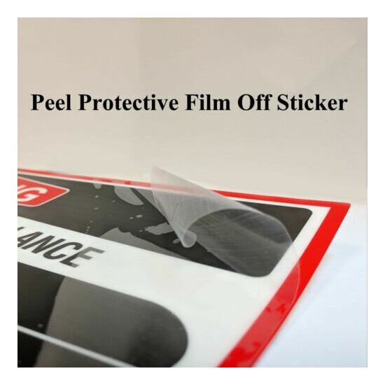Set of 4 Vinyl France Flag Decal Stickers UV Resistant Weatherproof Spy Spot image {3}