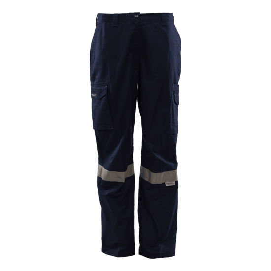 Workhorse WOMEN'S RIPSTOP TAPED CARGO PANT WPA023 Navy- Size 6, 8 Or 10 image {1}