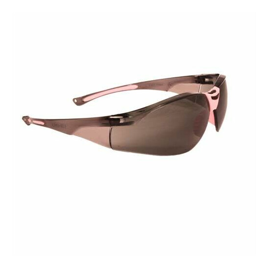 Woman Pink Frame Dual Comfort High Performance Protective Safety Glasses  image {3}