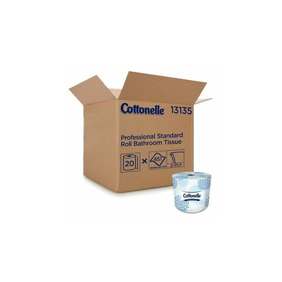 Kleenex Cottonelle Premium 2-Ply Toilet Tissue Paper Rolls White 20 Ct 13135 Thumb {1}