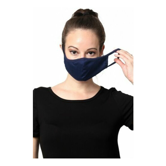 Washable Cotton Face Mask Reusable Breathable Soft Mouth Cover Made in the USA image {6}
