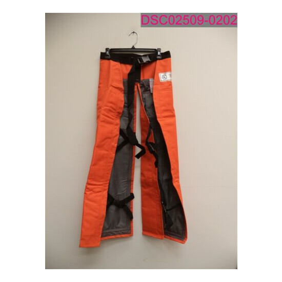 Stain-Classified UL Chainsaw Protection Pants-Bright Orange-One Size-36" Length image {1}