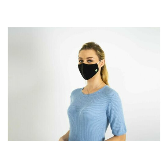  Green Shield Face Mask Washable Reusable Triple Layer (1 Piece)  image {1}