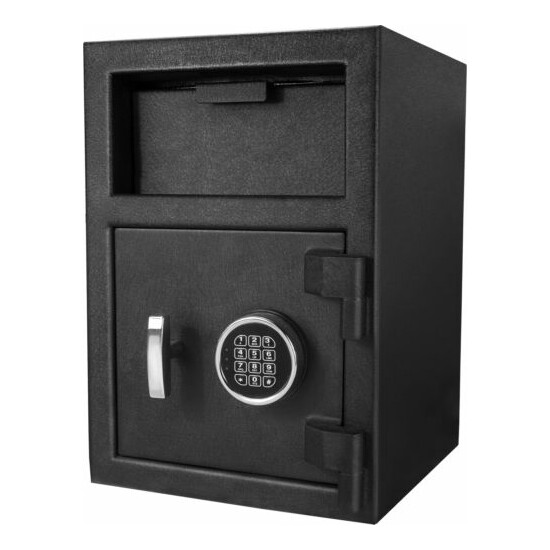 Barska Steel Digital Depository Safe Pin Code Drop Slot Security Box, AX12588 Thumb {1}