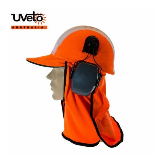 UVeto Gola Over Hat Hard Hat Sun Protection UPF50+ Micro Mesh image {3}
