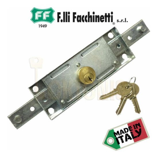 Facchinetti Heavy Duty Centre Roller Shutter Garage Door Lock Made in Italy  image {1}