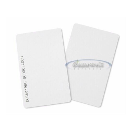 50 Pcs RFID Cards 125KHz EM4100 Proximity ID Cards Access Control System image {2}
