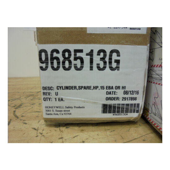 Sperian Hip-Pac Cylinder 15 min. 3000 psig Hoop-Wrapped Fiberglass 968513  image {2}