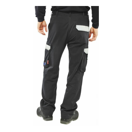 ARC Complaint Fire retardant/ Anti-static Navy Blue - Size 50'' Trousers image {2}