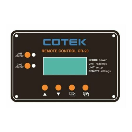 Cotek SL2000-112 Pure Sine Wave Inverter/Charger 2000W 12V with CR-20 Remote image {2}
