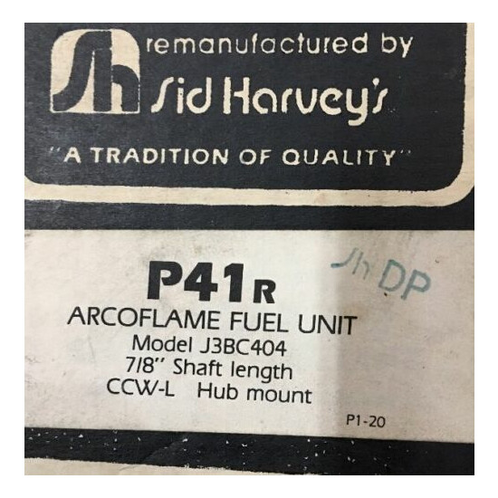 Sid Harvey's P41R Remanufactured Oil Burner Fuel Pump For Arcoflame Oil Burners  image {1}
