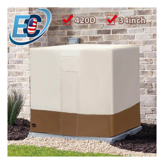 Air Conditioner Cover for Outside Units Outdoor AC Cover UV Protector Waterproof image {1}