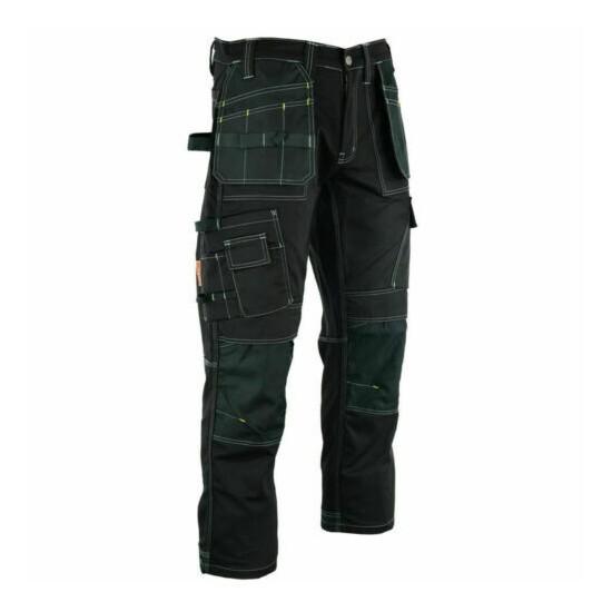 WrightFits Mens Cargo Work Trousers Combat Heavy Duty Knee Pads Pockets - WWDT image {5}