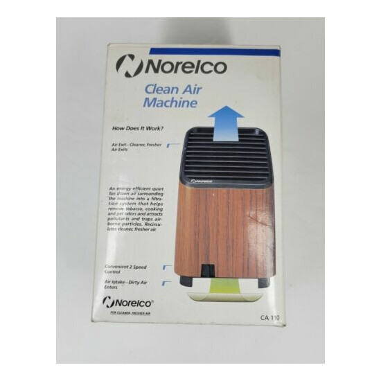 Vintage Norelco Desk Clean Air Machine Model CA110 image {2}