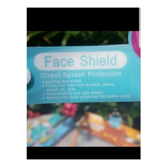 Case Of 200 5 Packs Child Face Shields image {11}