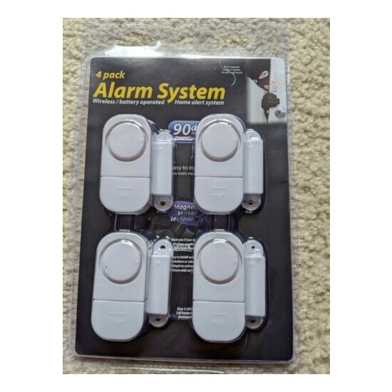 4 Pack Alarm Home Alert System image {1}