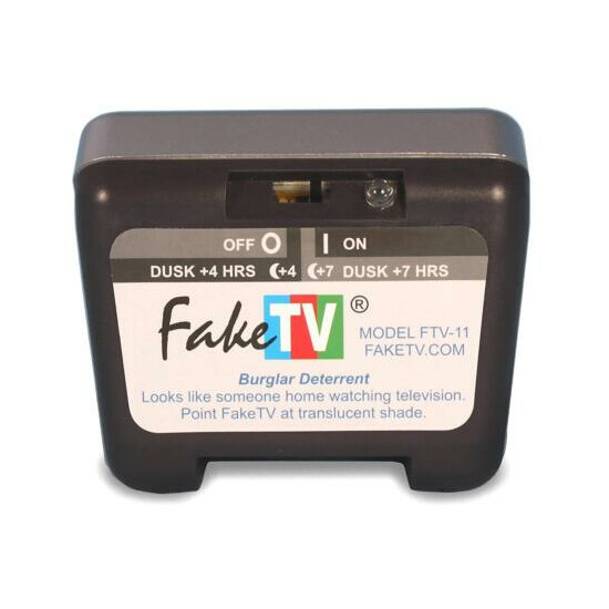 FakeTV FTV-11-US Extra Bright Burglar Deterrent w/ Timer Home Security System  image {4}