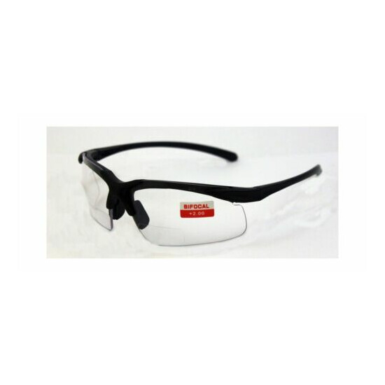 2.0 Z87 Bifocal Safety Glasses Personal Protective Equipment Clear Clerk PPE  image {1}