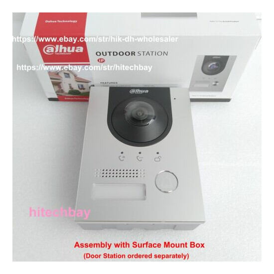 Dahua VTM05R/VTM114/VTM115 Surface/Flush Mount Box for VTO2202F-P-S2 IP Doorbell image {3}
