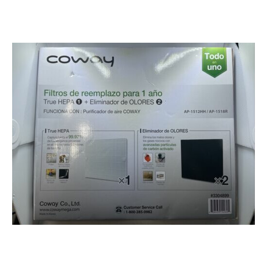 Coway True Hepa 1-Year Replacement Filter Pack For AP-1512HH / AP1518R 3304899 image {2}