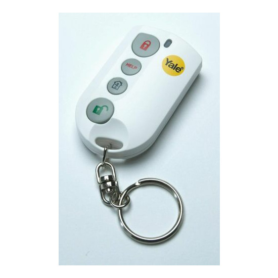 Yale SYB-HSA6060 Locks HSA6060 Alarm Accessory-Remote Keyfob, 3 V, White, 13.4 x image {2}