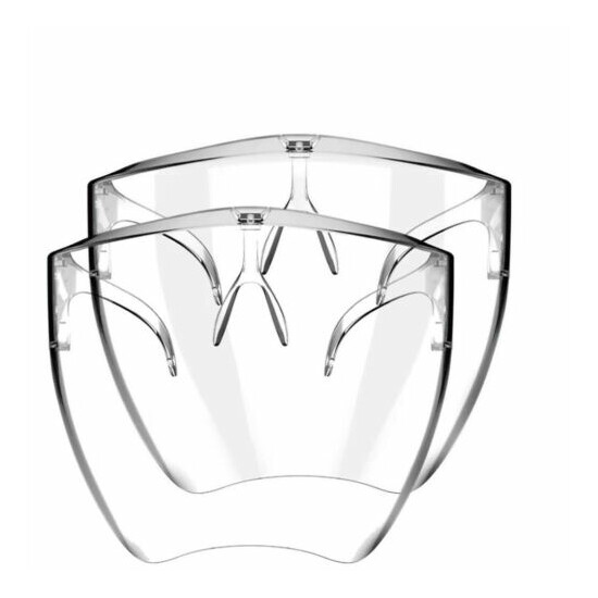1-5 PCS Face Shield Protective Face Cover Transparent Glasses Visor Anti-Fog image {3}