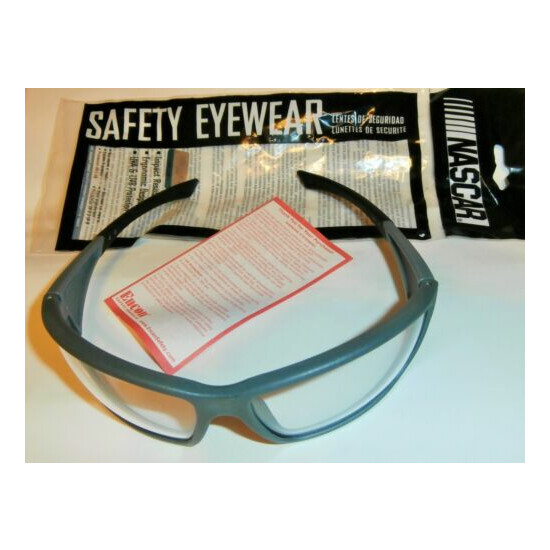 SAFETY Glasses EYEWEAR NASCAR Style 460 by Encon Safety Products Grey Frame New image {4}