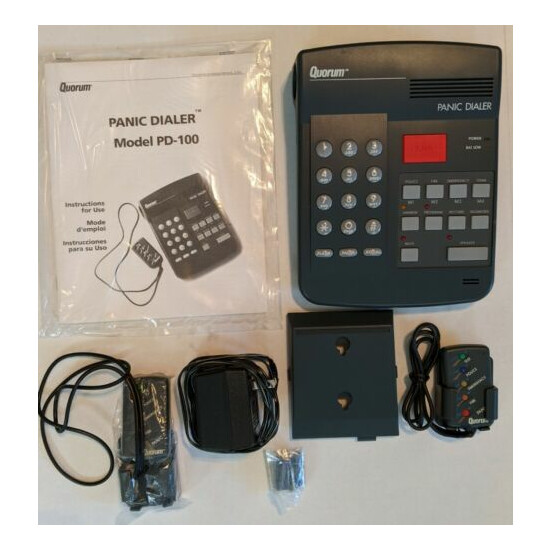 Quorum Panic Dialer PD-100 Emergency Contact with Y-Connector 41243 image {1}