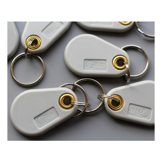 10X 125Khz RFID T5577 EM4305 Writable Token Keyfobs Key Tag Card for Copy Clone image {1}