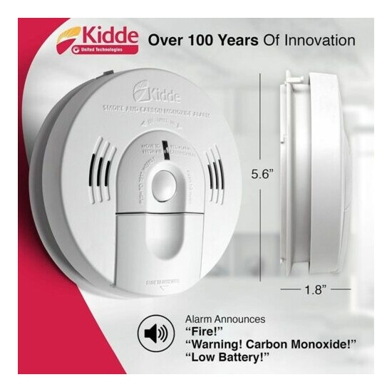Kidde 21006377-N KN-COSM-IBA Hardwired Combination Carbon Monoxide & Smoke Alarm image {4}