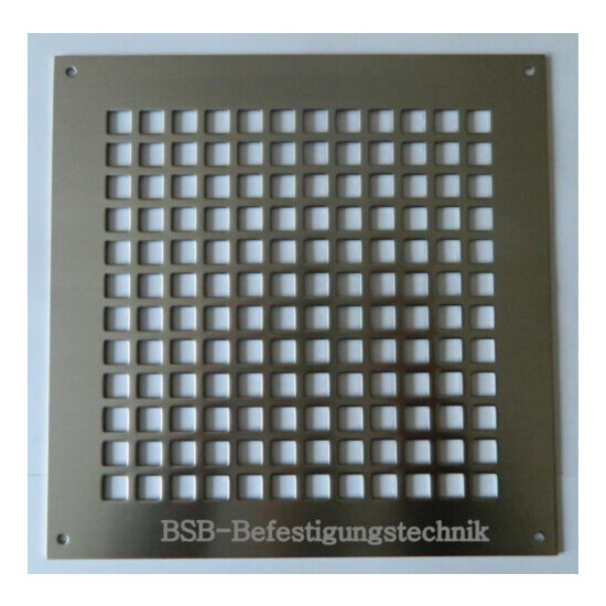 Stainless Steel 2mm Grille Ventilation Metal Vent Exhaust Grille Mesh Perforated Plate  image {3}