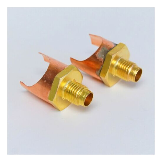 C&D Braze-On Self-Piercing Copper Saddle Valve for 3/4" Tube CD5534 Package of 2 image {4}