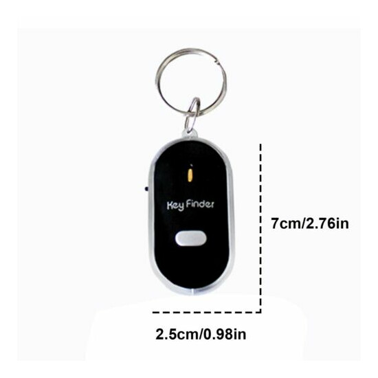Mini Key Finder AntiLost Wireless ItemTracker Sensing Range 8 10 Meters Whistle image {3}
