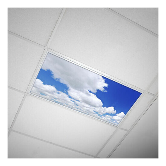 Octo Lights - Fluorescent Light Covers - School, Office, Home - Cloud - 005 Thumb {1}
